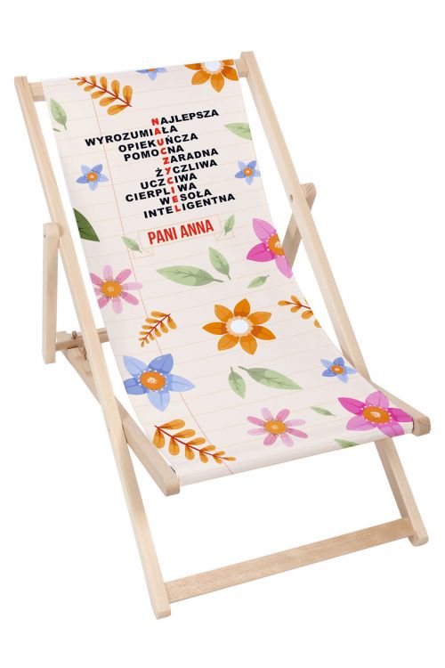 Leżak klasyczny Nauczyciel PERSONALIZACJA