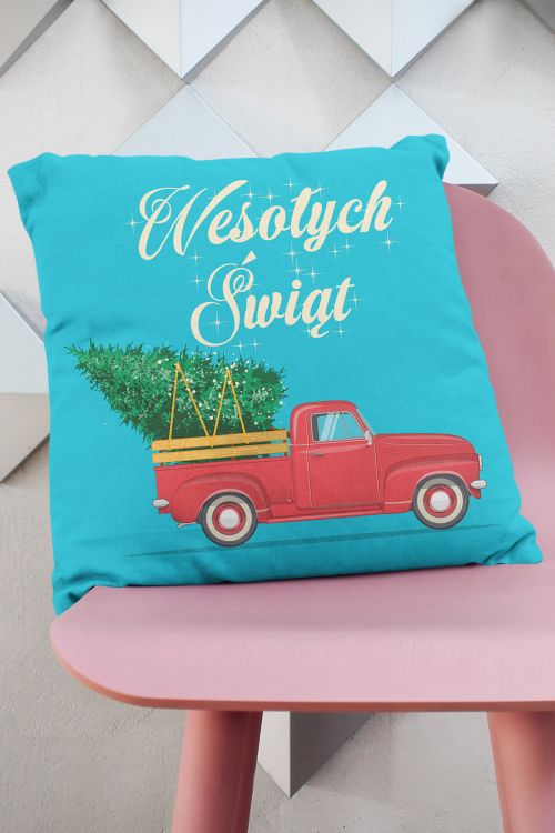 Poduszka Świąteczny Samochód
