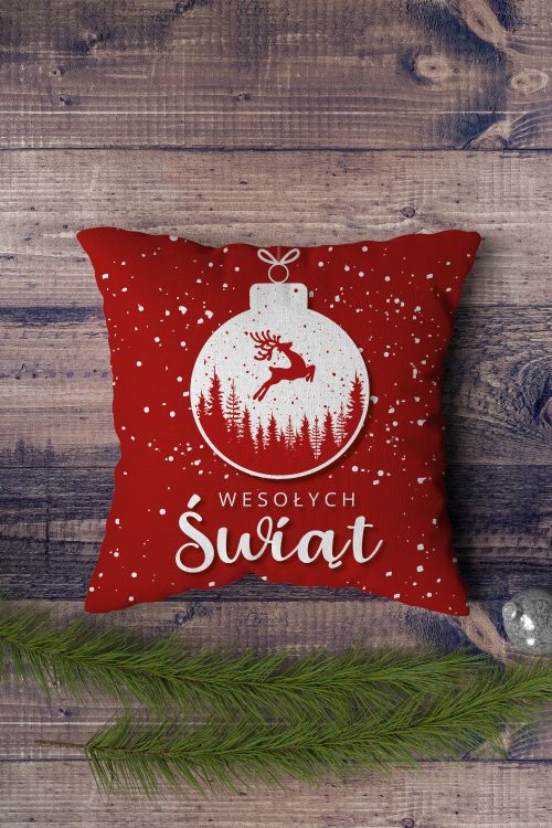 Poduszka Świąteczny Renifer