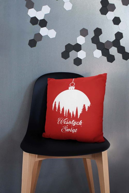 Poduszka Choinki i Bombka