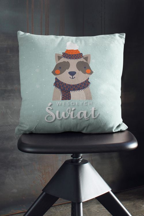 Poduszka Wesołych Świąt Szop