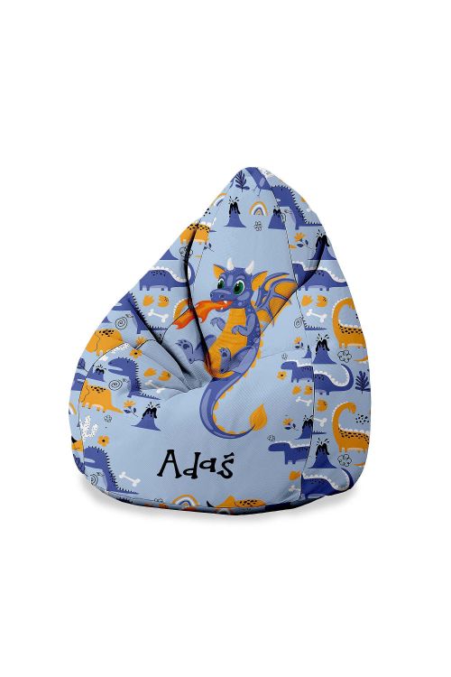 Puf dziecięcy Dragon PERSONALIZACJA 