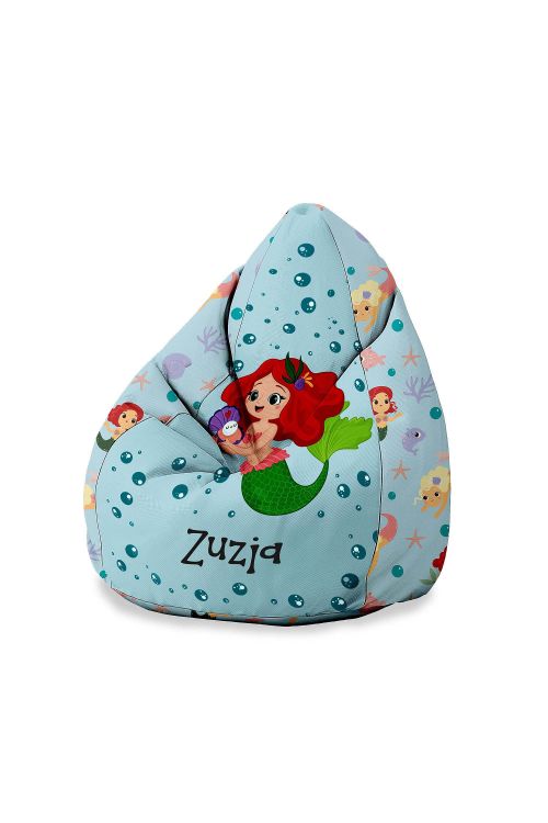 Puf dziecięcy Little Marmaid PERSONALIZACJA
