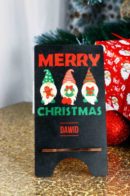 Podstawka pod Telefon Merry Christmas PERSONALIZACJA
