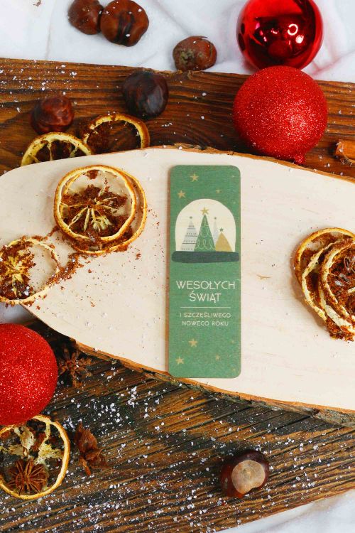 Zakładka do Książki Wesołych Świąt i Szczęśliwego Nowego Roku