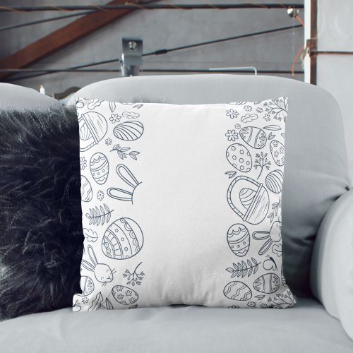 Poduszka Doodle Easter