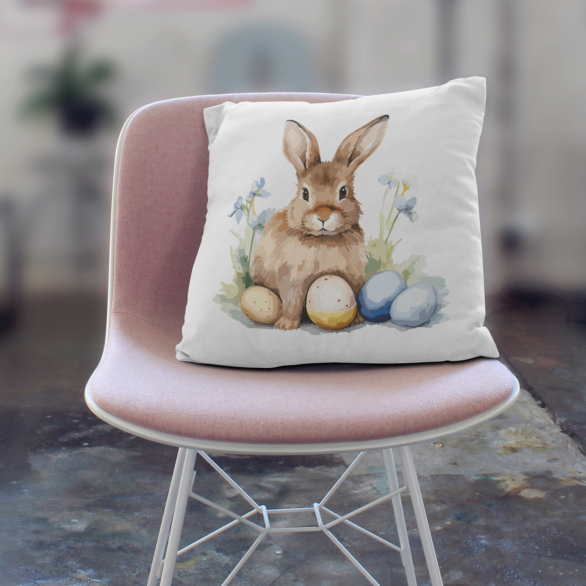 Poduszka Watercolor Rabbit