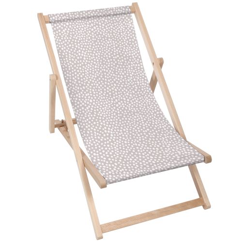 Leżak klasyczny Abstract Earth Dots