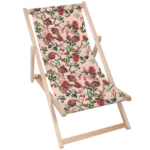 Leżak klasyczny Dark Jungle Pink