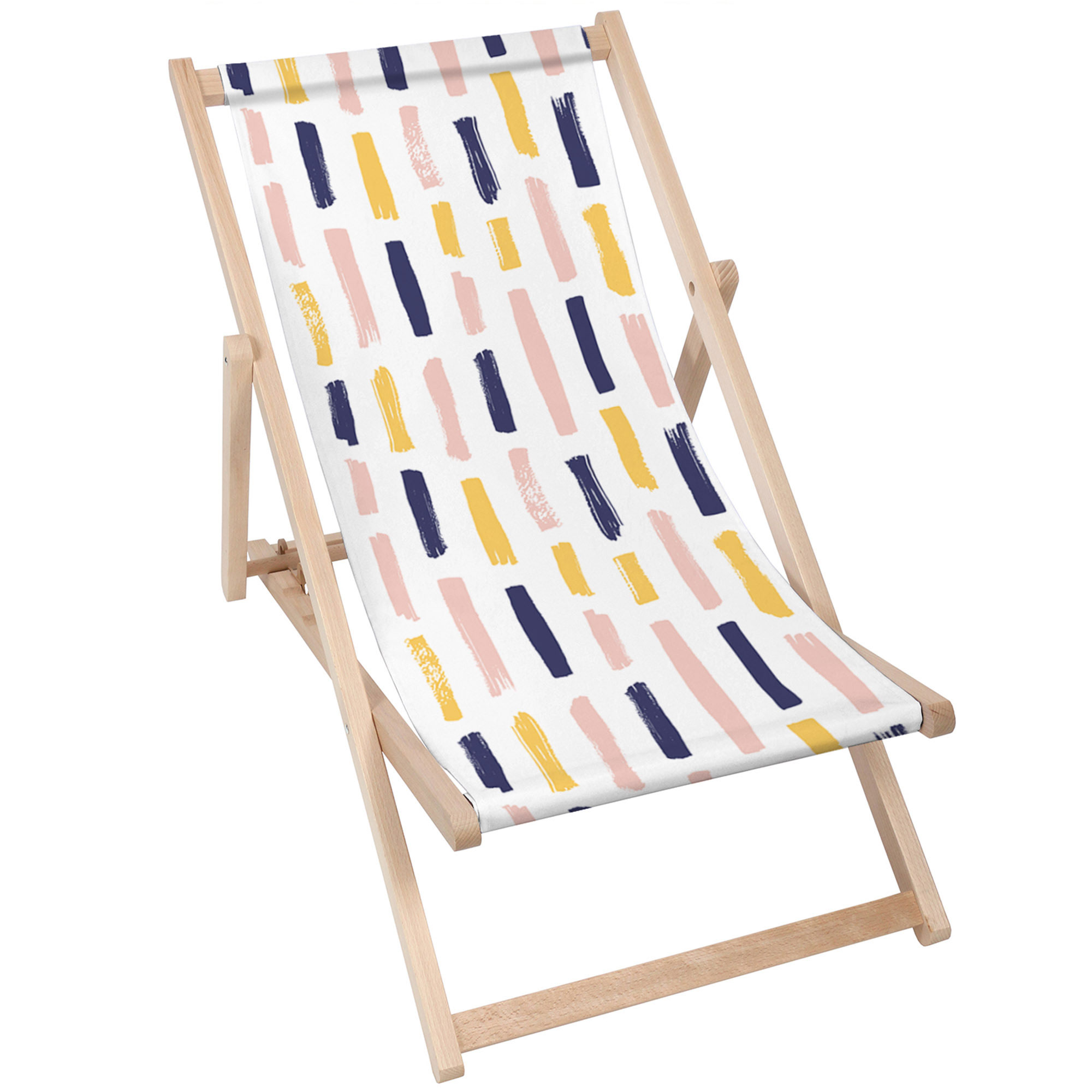 Leżak klasyczny Modern Brush Strokes