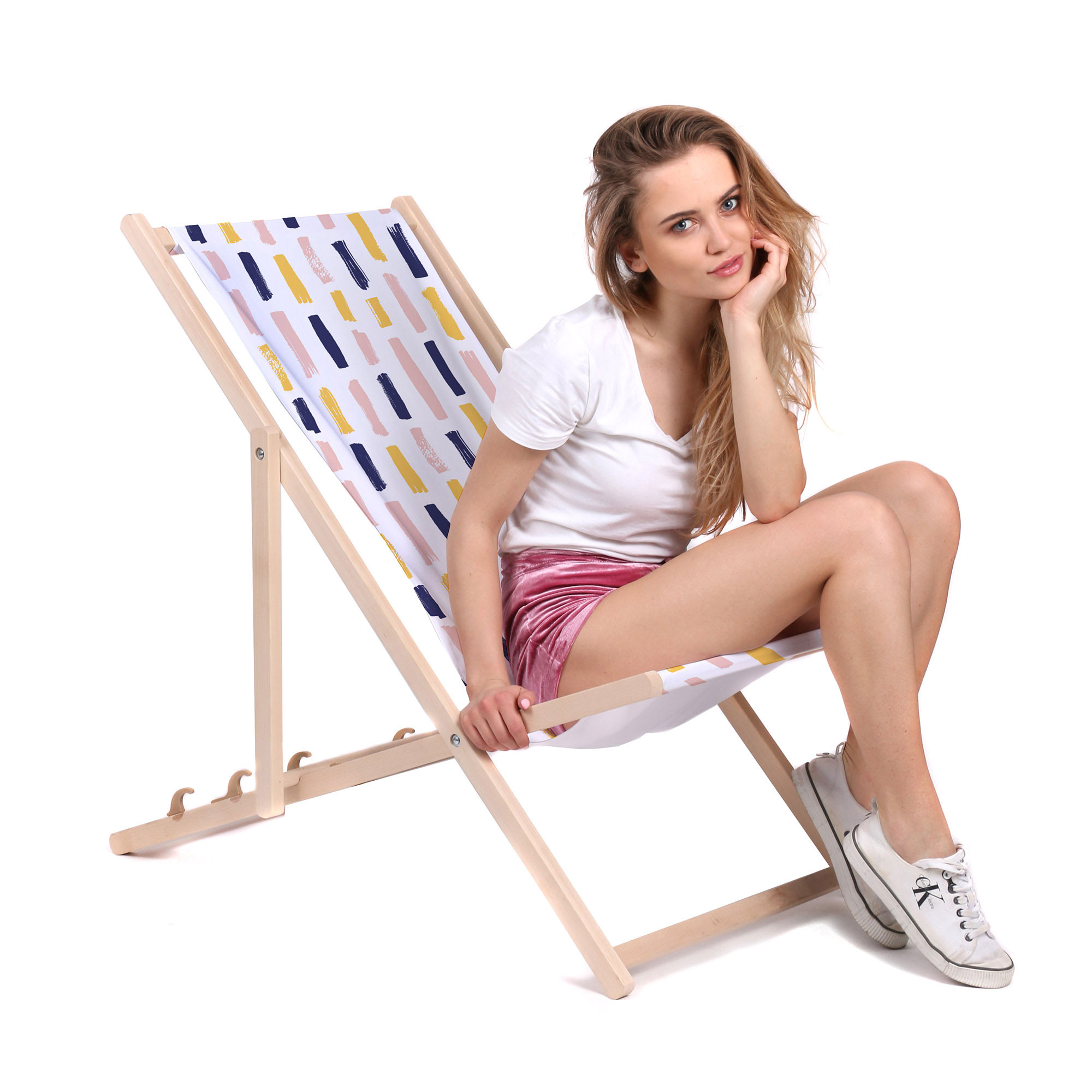 Leżak klasyczny Modern Brush Strokes