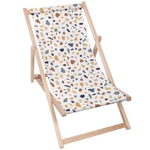 Leżak klasyczny Vintage Terrazzo