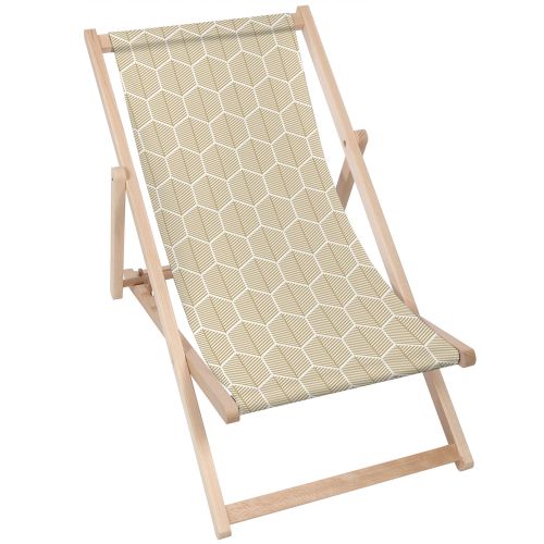 Leżak klasyczny Hexagonal Gold