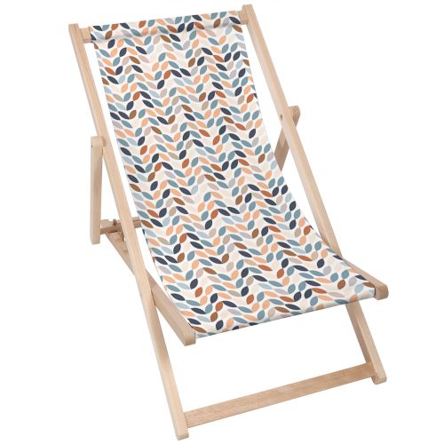 Leżak klasyczny White Leafs