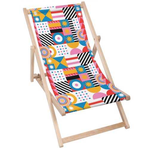 Leżak klasyczny Geometric Mosaic