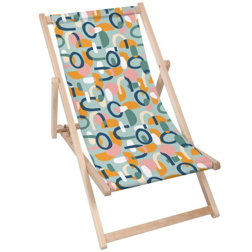 Leżak klasyczny Abstract Cut Out