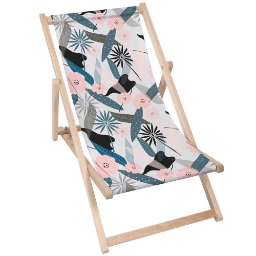 Leżak klasyczny Early Morning Flowers