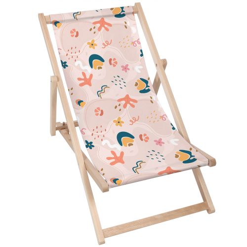 Leżak klasyczny Cheerful Abstract