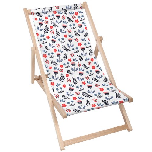 Leżak klasyczny Scandi Flowers