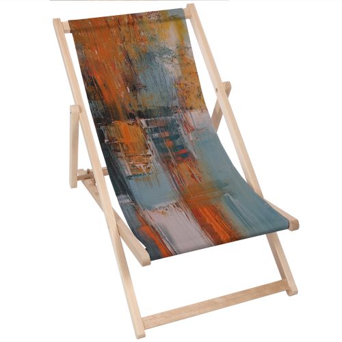 Leżak klasyczny Abstract Landscape