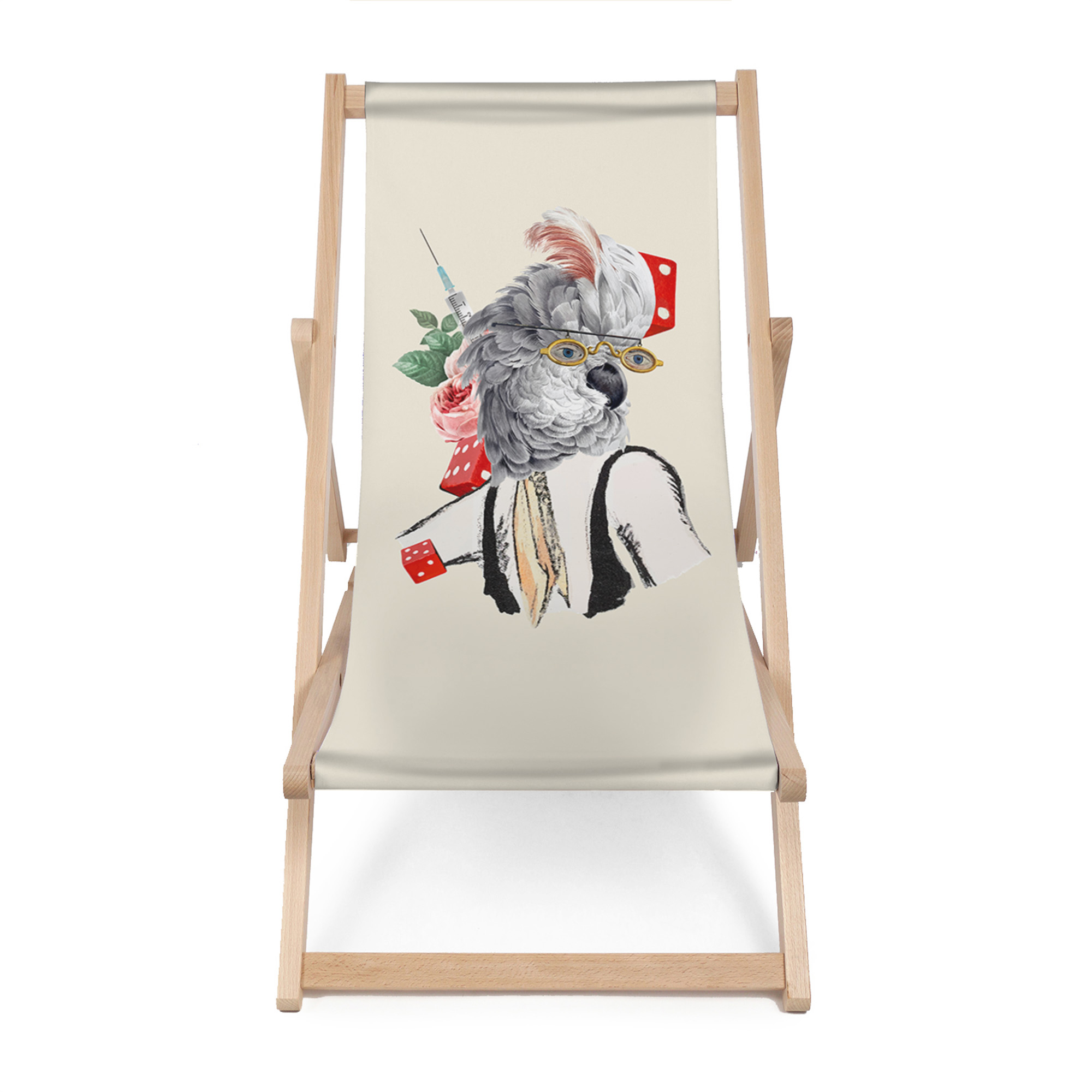 Leżak klasyczny Antique Parrot