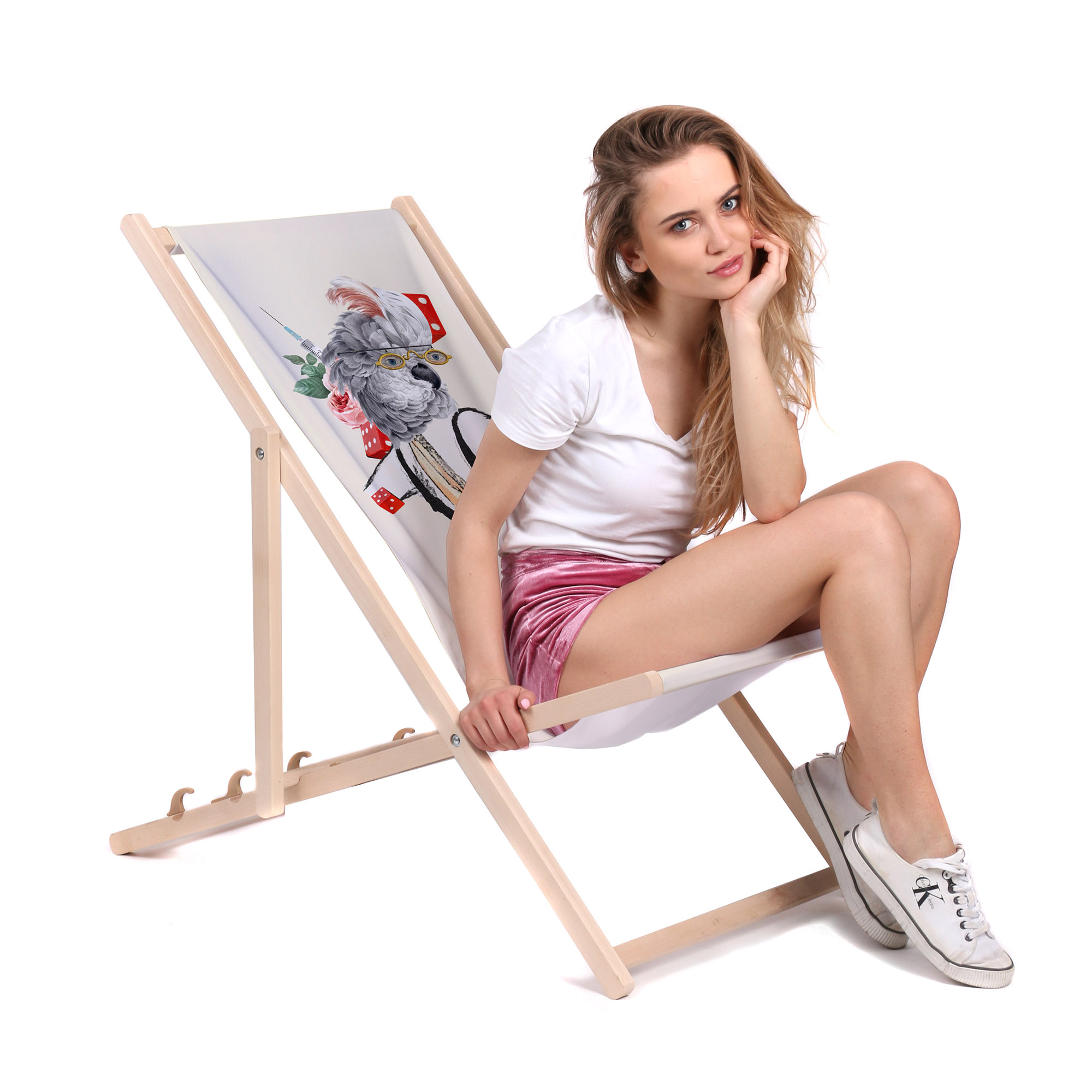 Leżak klasyczny Antique Parrot