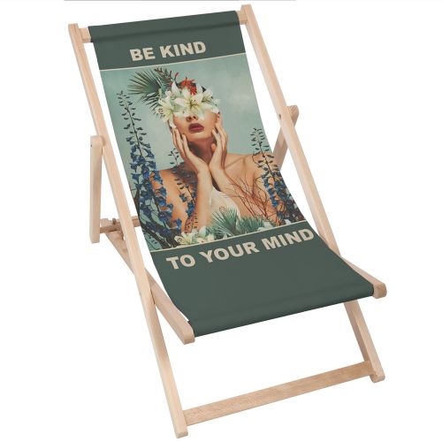 Leżak klasyczny Be Kind To Your Mind