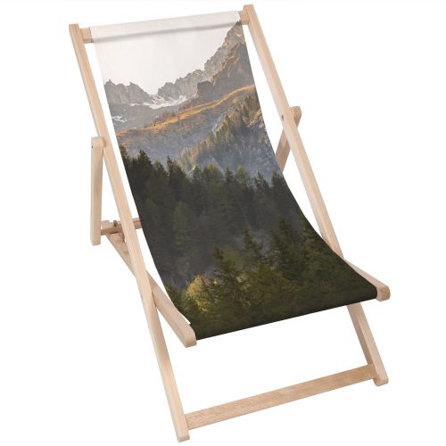 Leżak klasyczny Trees in the Mountains