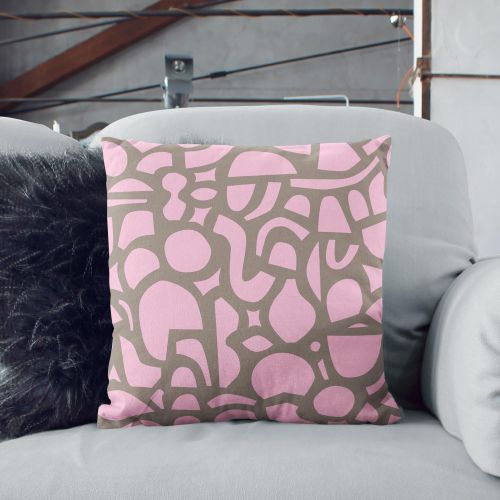 Poduszka Geometric Pink