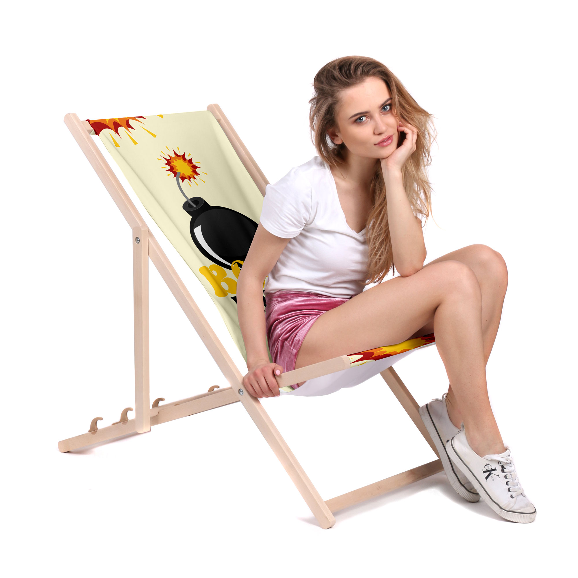 Leżak klasyczny Bombowa Mama