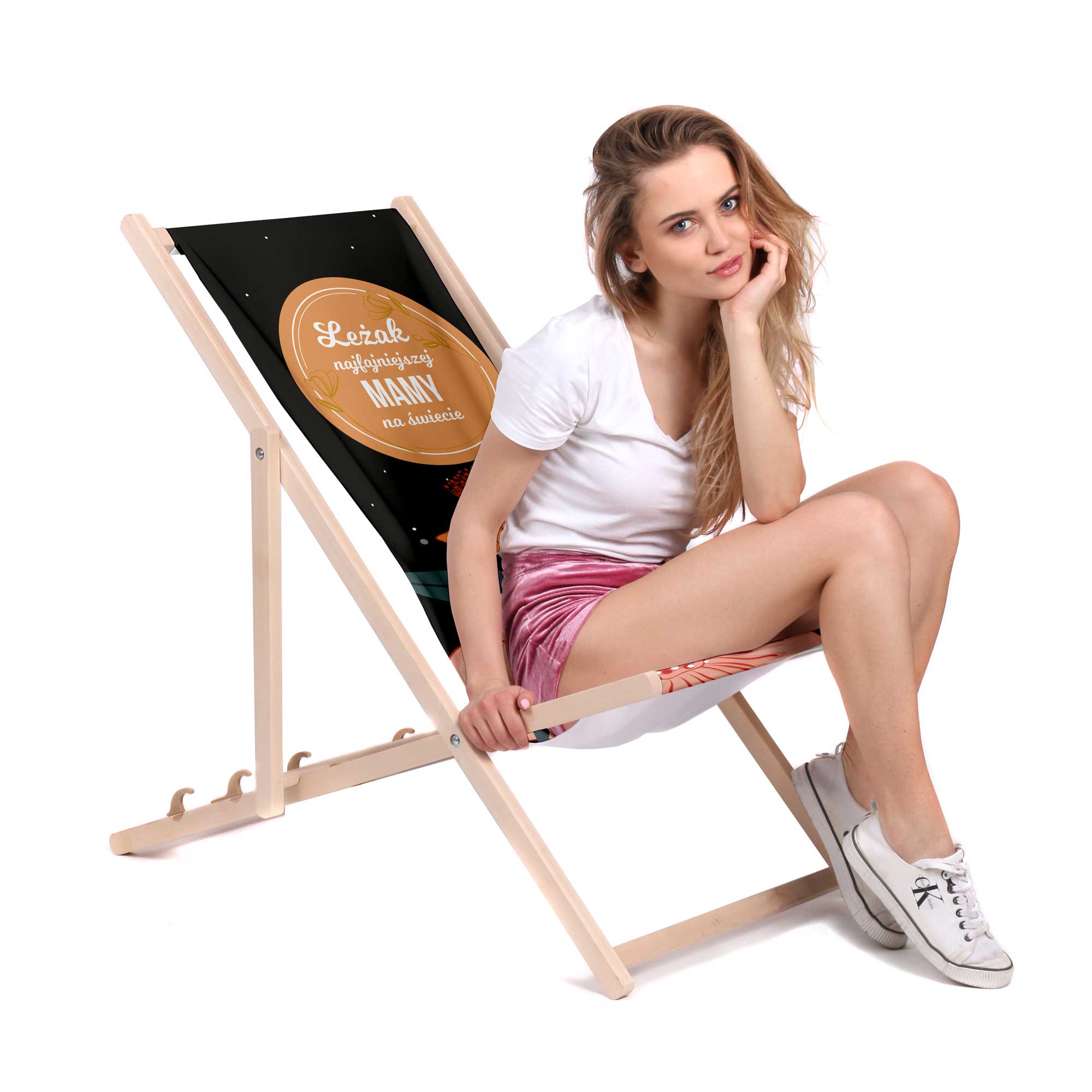 Leżak klasyczny Najfajniejszej Mamy na Świecie