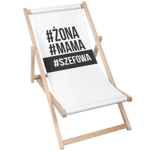 Leżak klasyczny Żona Mama Szefowa