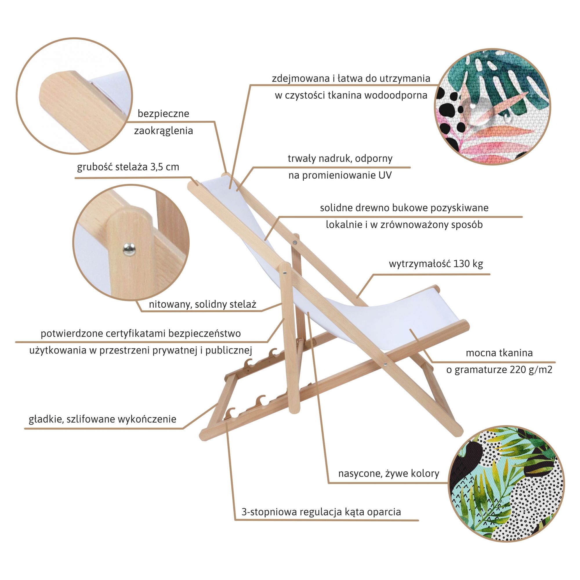 Leżak klasyczny Mama najlepsza w Galaktyce PERSONALIZACJA