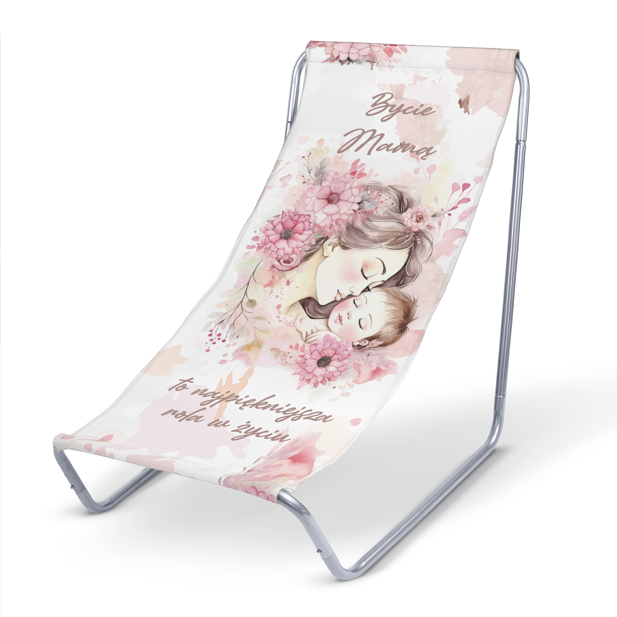 Leżak metalowy Bycie Mamą to najpiękniejsza rola w życiu