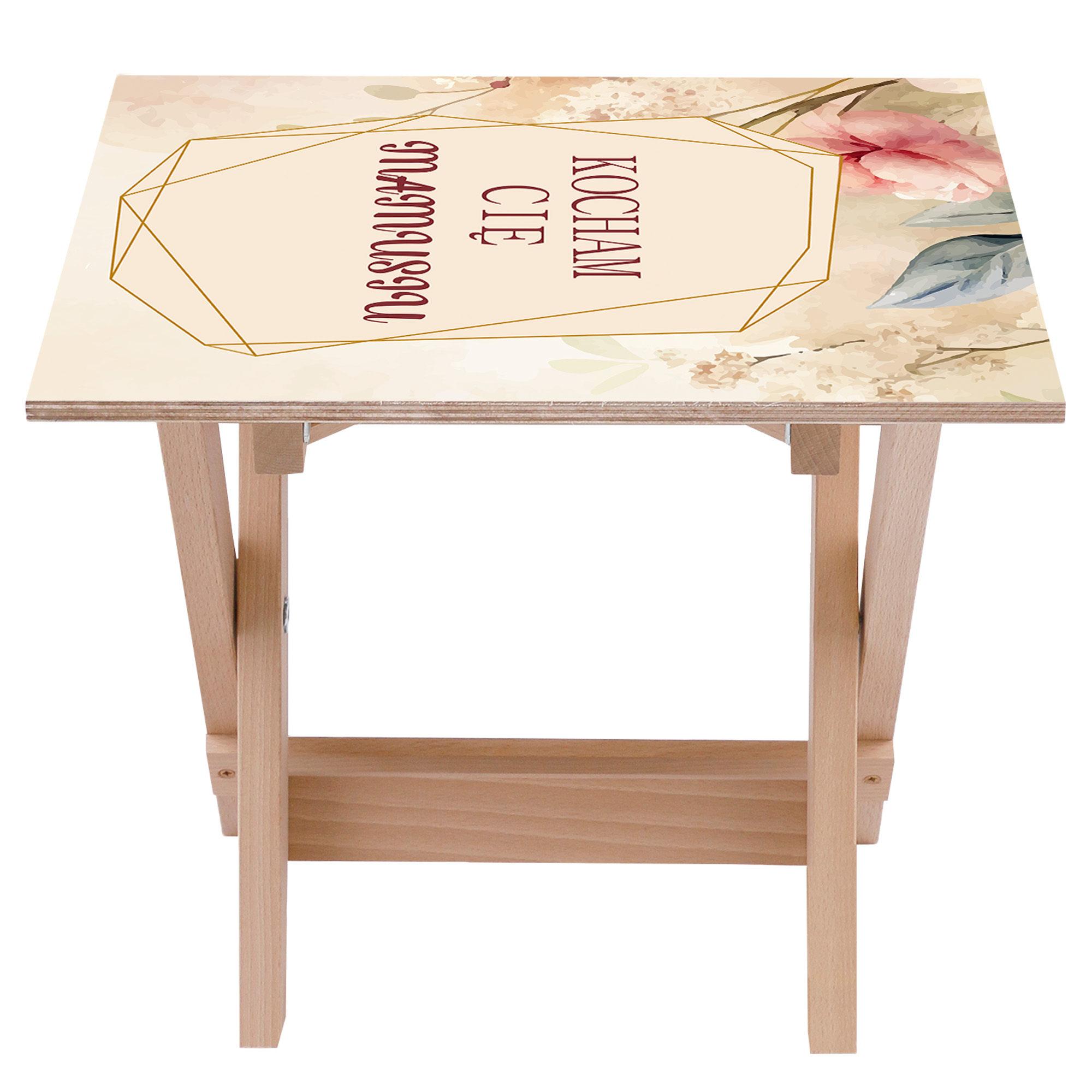 Zestaw Leżak i stolik Kocham Cię Mamusiu