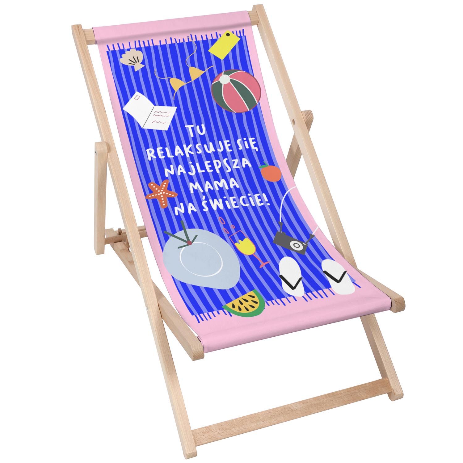 Zestaw Leżak i stolik Relaks Mamy