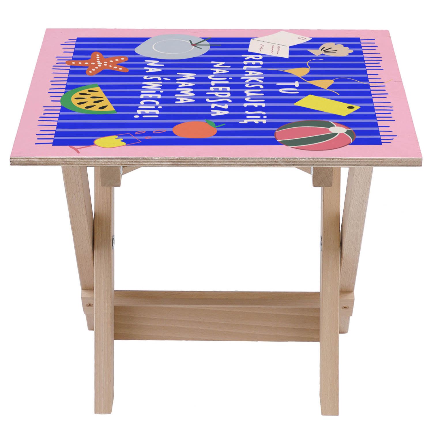 Zestaw Leżak i stolik Relaks Mamy