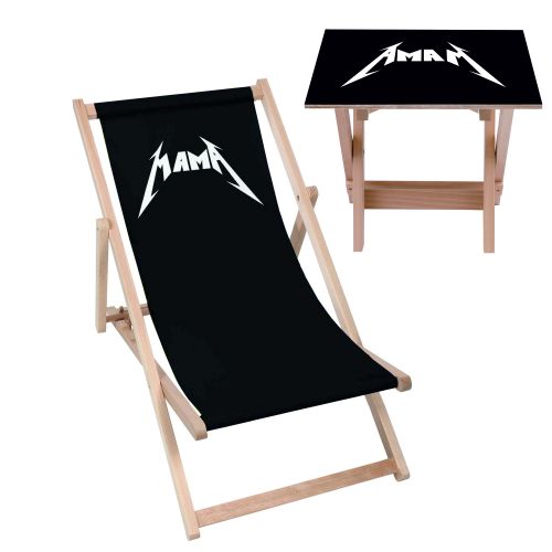 Zestaw Leżak i stolik Muzyczna Mama