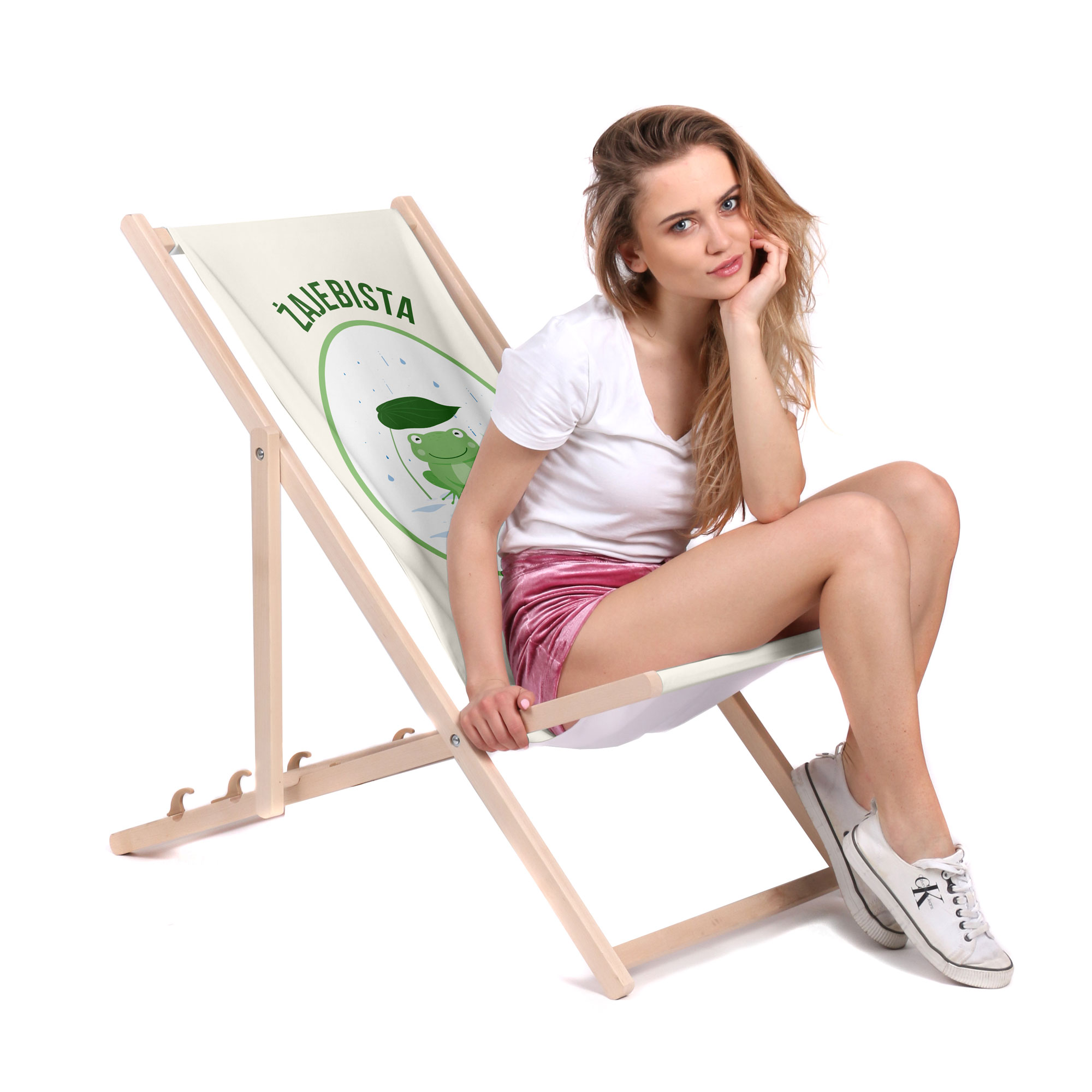 Zestaw Leżak i stolik Żajebista Mama