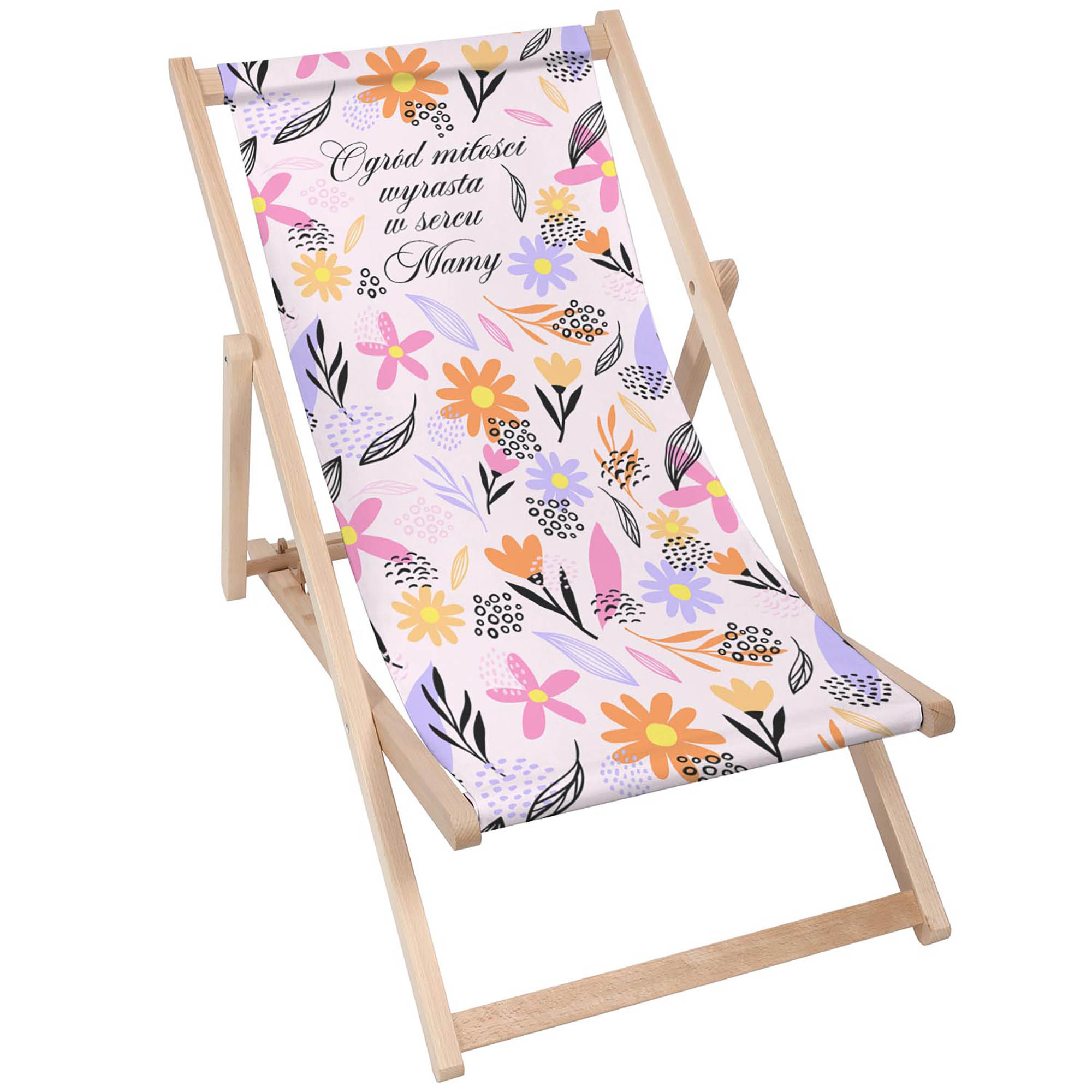 Zestaw Leżak i stolik Ogród Miłości