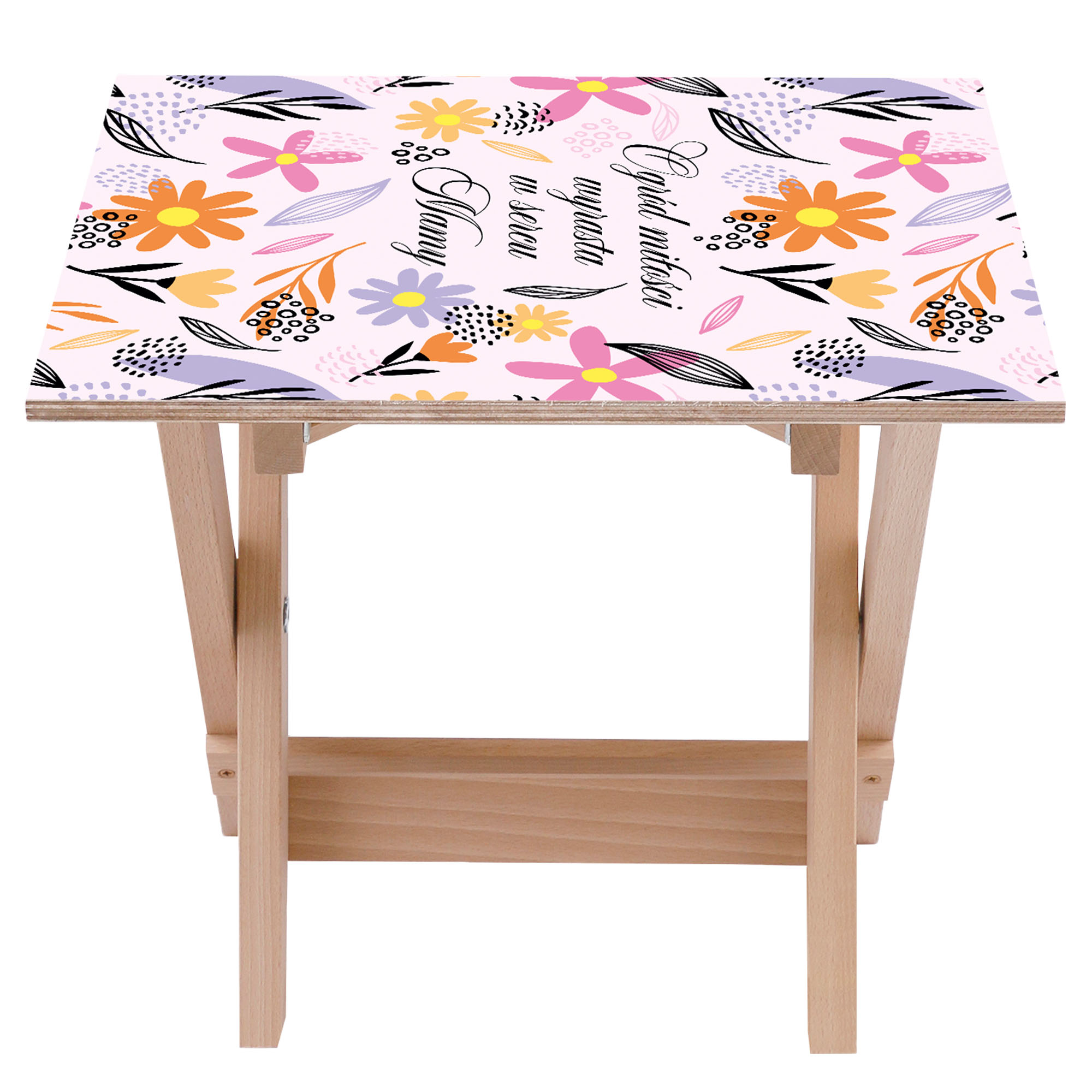 Zestaw Leżak i stolik Ogród Miłości