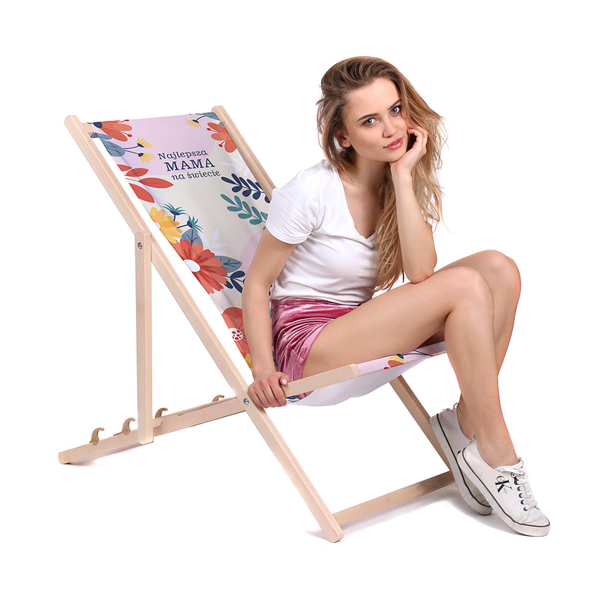 Zestaw Leżak i stolik Najlepsza Mama