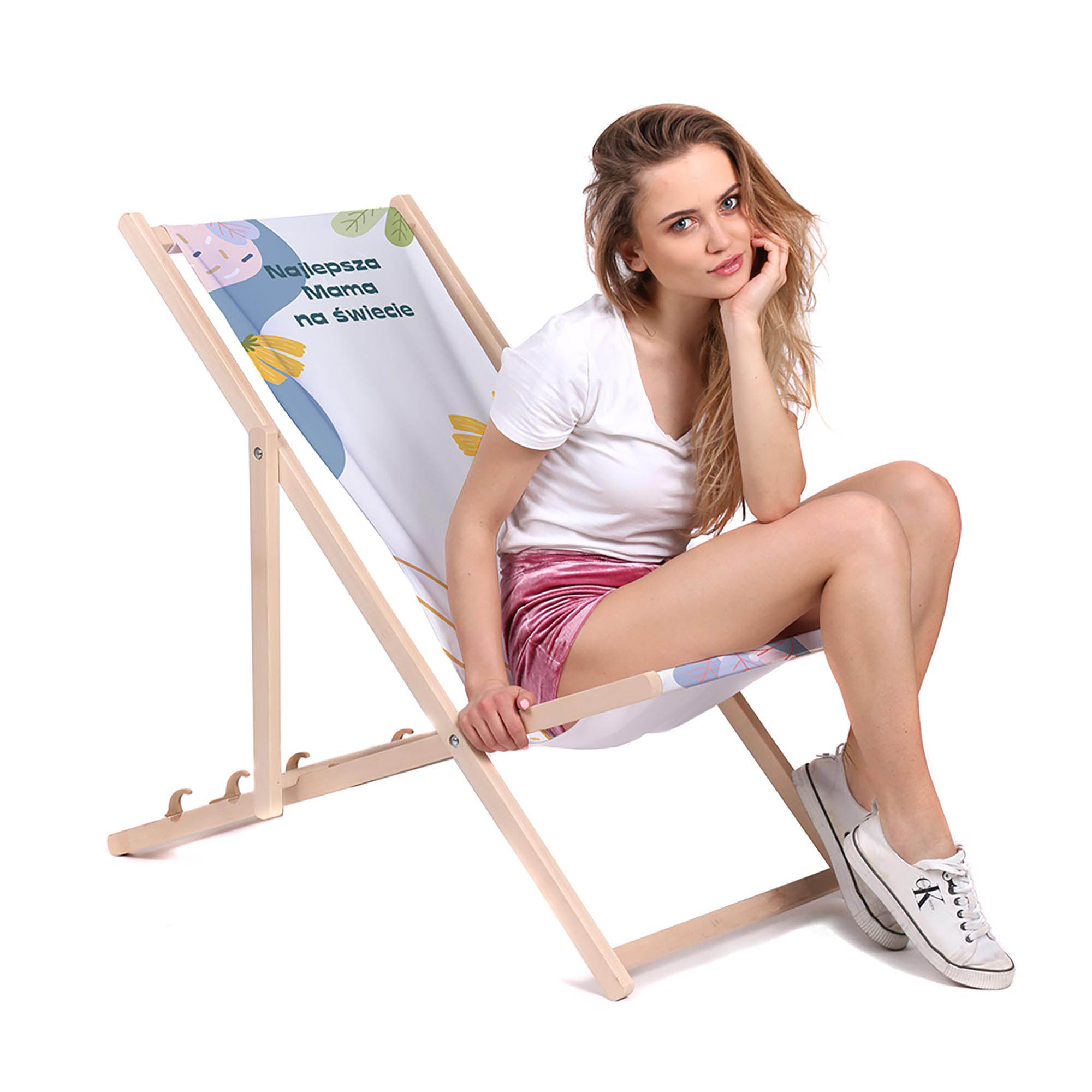 Zestaw Leżak i stolik Najlepsza Mama na świecie