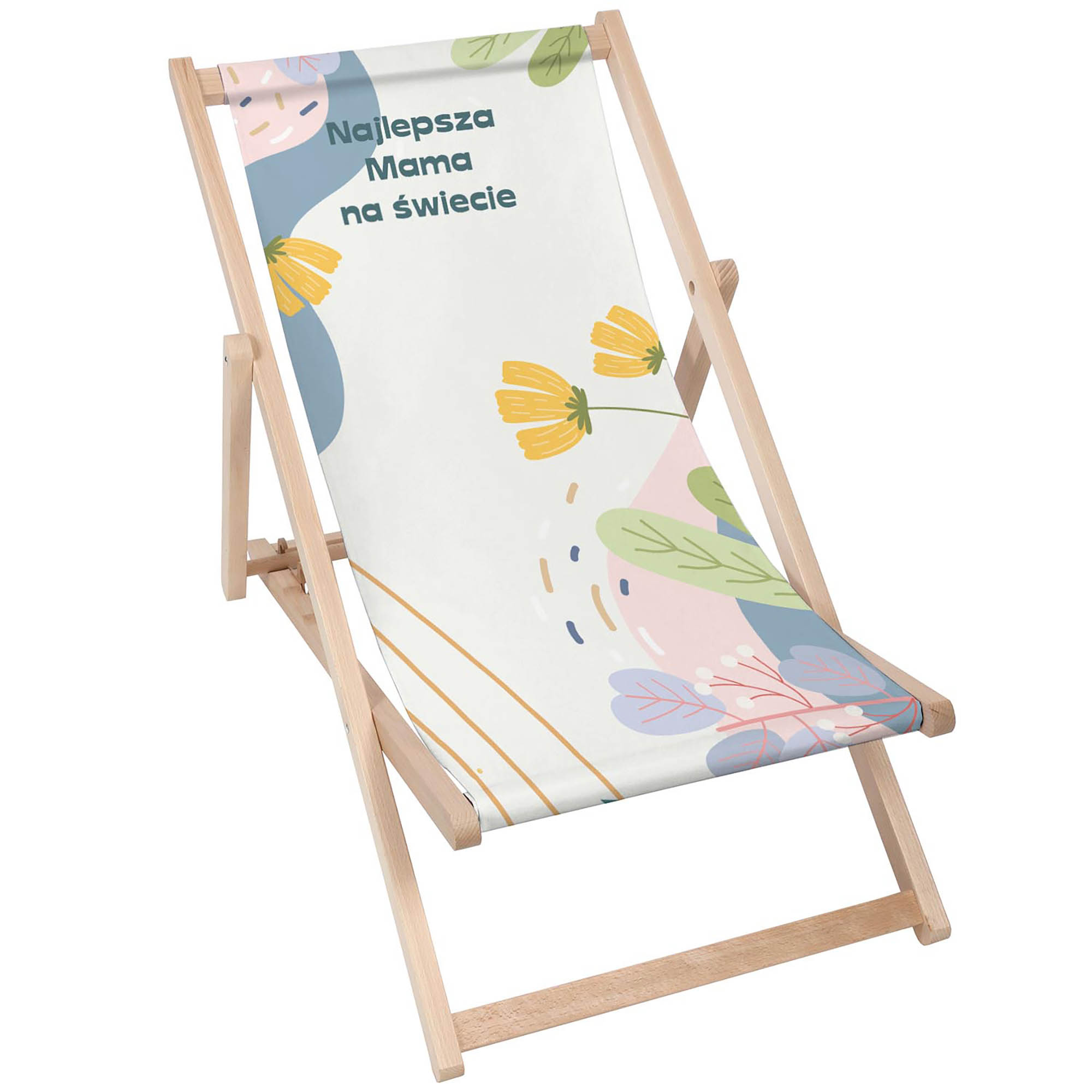 Zestaw Leżak i stolik Najlepsza Mama na świecie