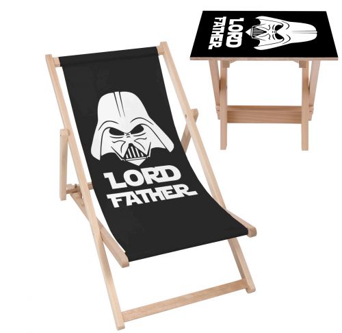 Zestaw Leżak i stolik Lord Father