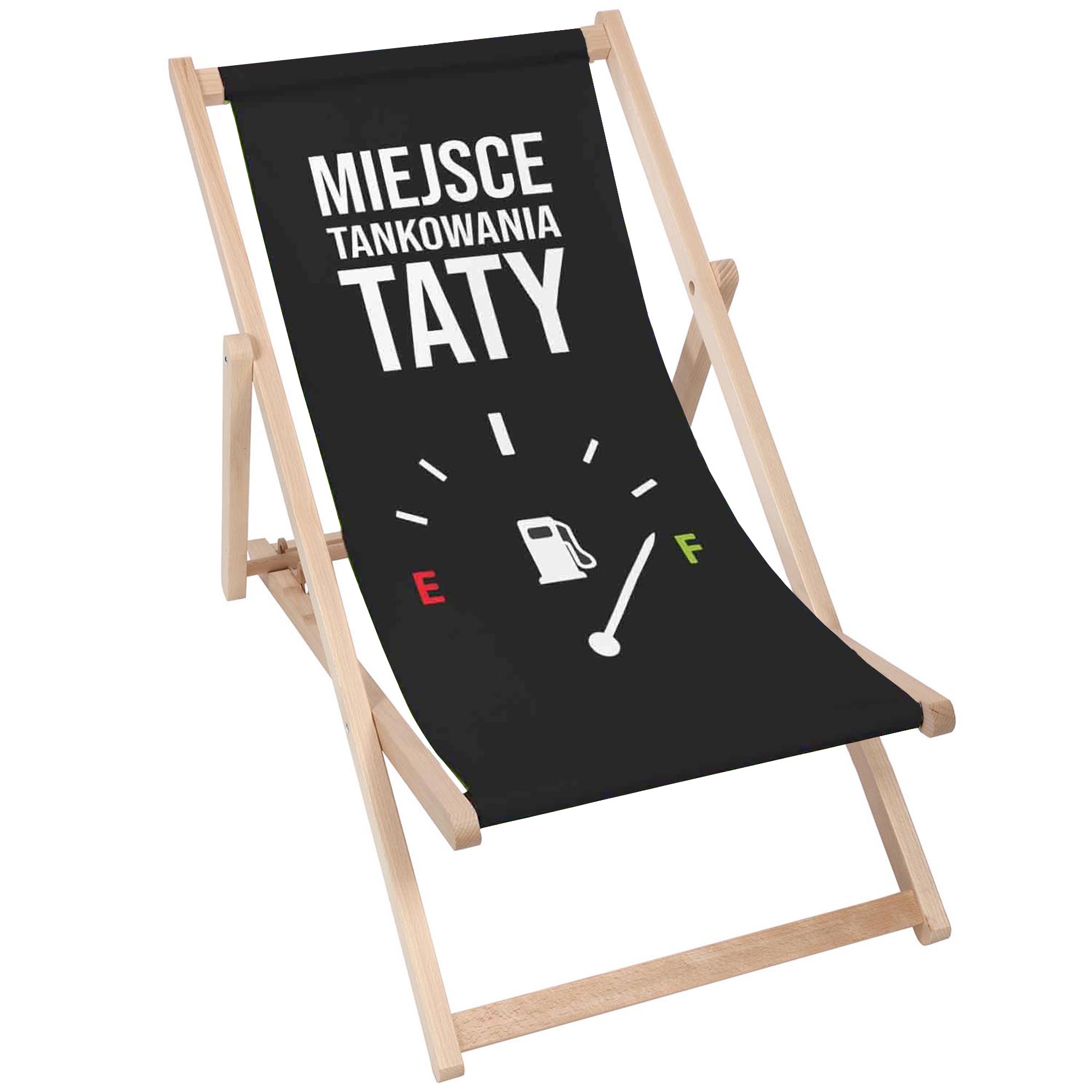 Zestaw Leżak i stolik Miejsce Tankowania Taty