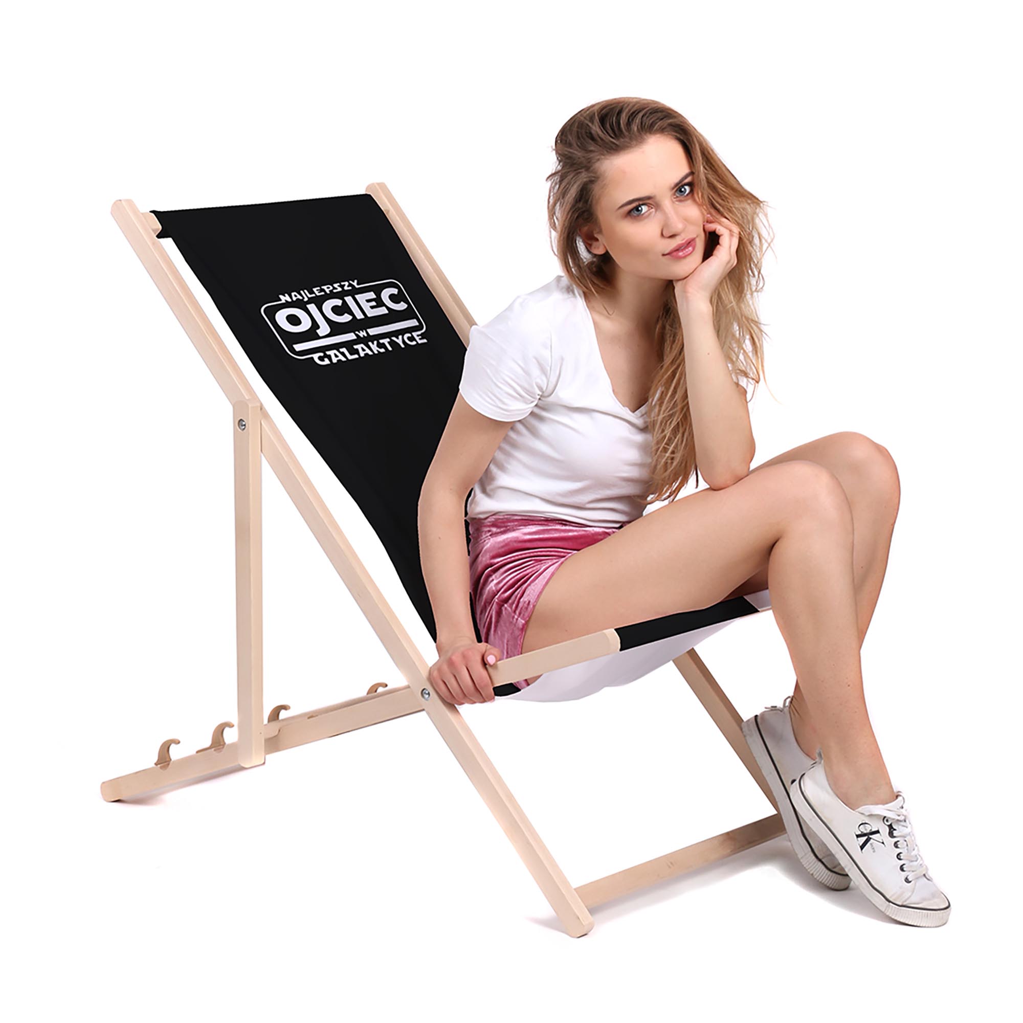 Zestaw Leżak i stolik Najlepszy Ojciec w Galaktyce