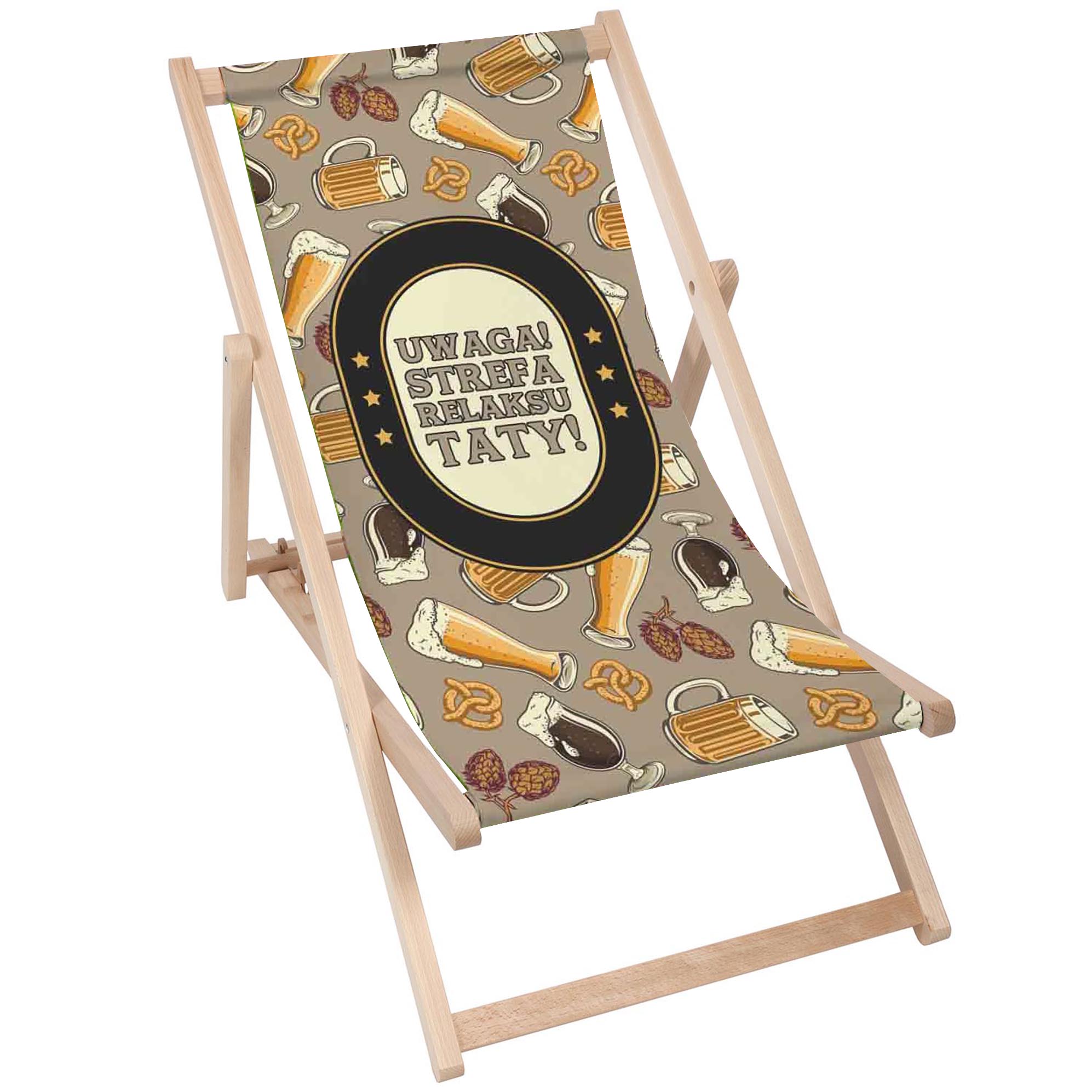 Zestaw Leżak i stolik Strefa Relaksu Taty