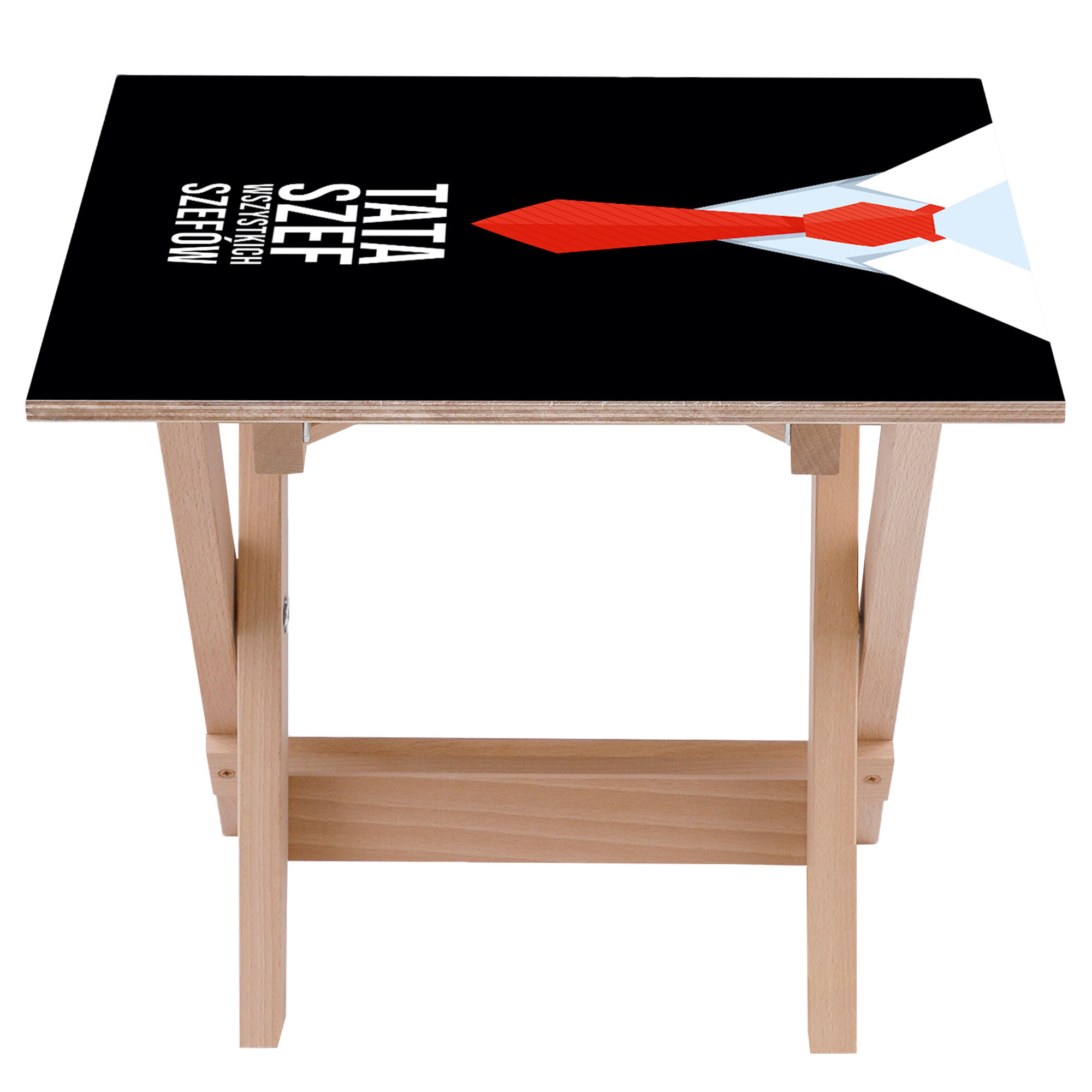 Zestaw Leżak i stolik Tata szef wszystkich Szefów