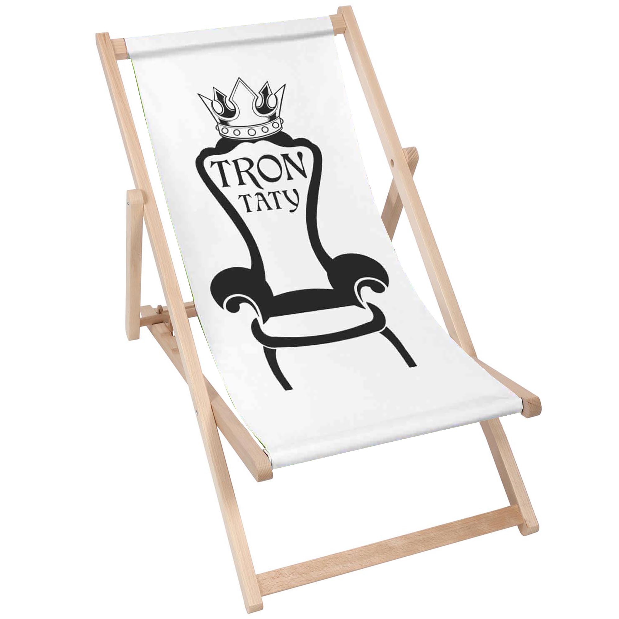 Zestaw Leżak i stolik Tron Taty